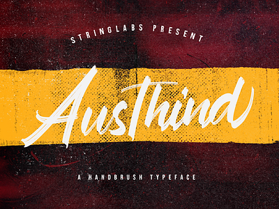 Austhind - Stylish Brush Font