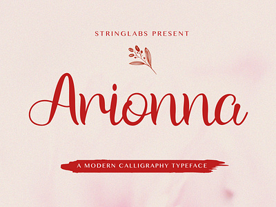 Arionna - Modern Calligraphy Font