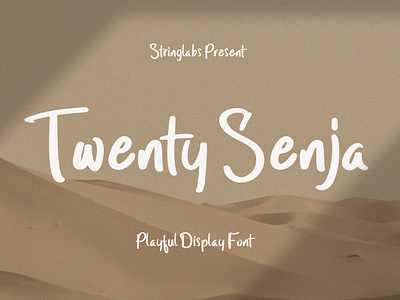 Twenty Senja - Playful Font