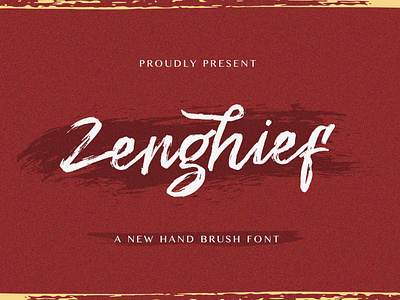 Zenghief - Hand Brush Font