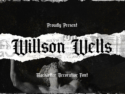 Wilson Wells - Blackletter Font