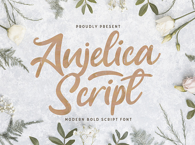 Anjelica Script - Bold Script Font 80s bold calligraphy classic cursive groovy handdrawn handlettering hipster lettering retro script sporty typeface vintage