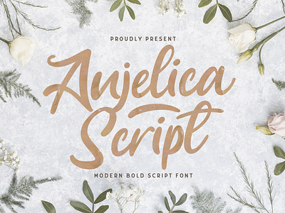 Anjelica Script - Bold Script Font