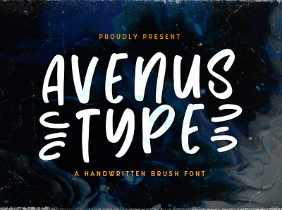 Avenus Type - Quirky Display Font beautiful calligraphy cute decorative fun handlettering handwritten kids playful puaencode quirky specialglyphs stylish symbol