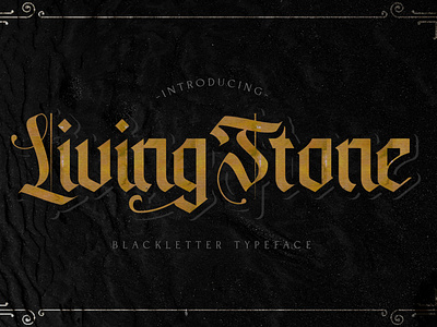 Livingstone - Blackletter Font