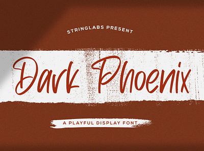 Dark Phoenix - Playful Display Font beautiful calligraphy cute decorative fun handlettering handwritten kids playful puaencode quirky stylish typography