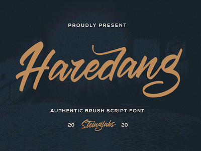 Haredang - Bold Script Font