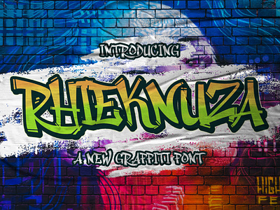 Rhieknuza - Graffiti Font