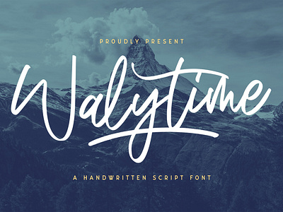 Walytime - Handwritten Font