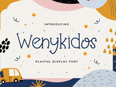 Wenykidos - Playful Display Font