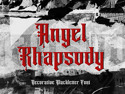 Angel Rhapsody - Blackletter Font