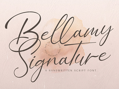 Bellamy Signature - Handwritten Font