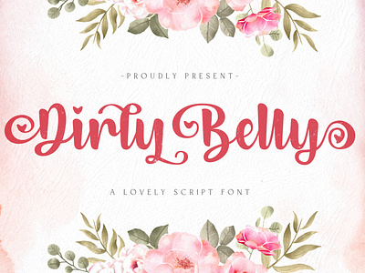 Dirly Belly - Lovely Calligraphy Font