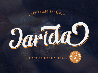 Jarida - Bold Script Font bold brush calligraphy font groovy handdrawn handlettering logotype multilingual puaencode retro script stylish vintage