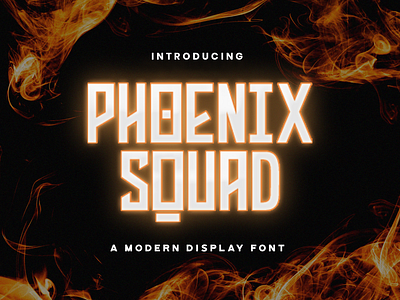 Phoenix Squad - Modern Display Font