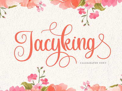 Jacyking - Lovely Script Font calligraphy casual elegant feminime handdrawn handlettering handwritten ligature lovely luxury modern script signature stylish whimsical