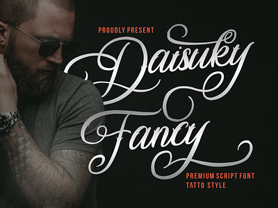 Daisuky Fancy - Tatto Script Font