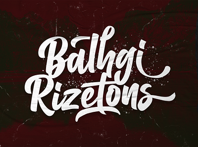 Balhgi Rizetons - Bold Script Font bold brush calligraphy classy font groovy handdrawn handlettering logotype multilingual puaencode retro script stylish vintage
