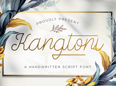 Kangtoni - Monoline Script Font calligraphy elegant handlettered handlettering handwritten handwritting luxury modern monoline multilingual script signature stylish thin typography