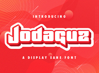 Jodaguz - Display Sans Font decorative display displaysans esport futuristic logotype modern multilingual sans sansserif scifi techno typography various