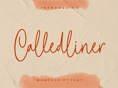 Calledliner - Handwritten Font