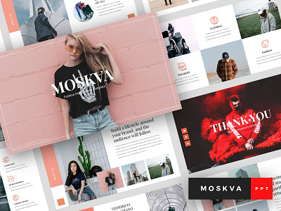 Moskva - Fashion & Hypebeast PowerPoint Template agency artist beauty branding clothing company creative fashion hypebeast makeup manufacturing multipurpose personal portfolio powerpoint powerpoint template presentation project streetwear the hype