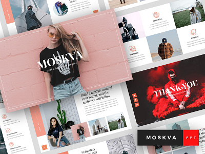 Moskva - Fashion & Hypebeast PowerPoint Template