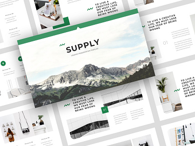 Supply - Creative PowerPoint Template agency business clean company corporate creative deck googleslides keynote photography portfolio powerpoint presentation professional project slides studio unique