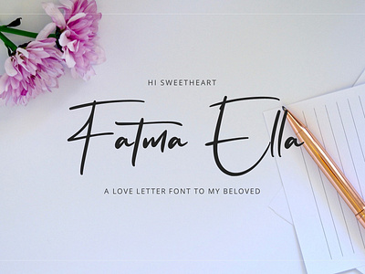 Flavellya - Luxury Signature Font