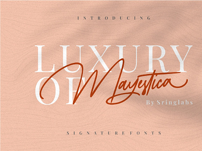Mayestica - Luxury Signature Font font handlettering handwritten lettering luxury script signature typography