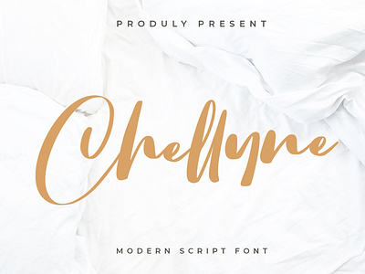 Chellyne - Modern Script Font calligraphy font handdrawn handlettering handwritten lettering script typography