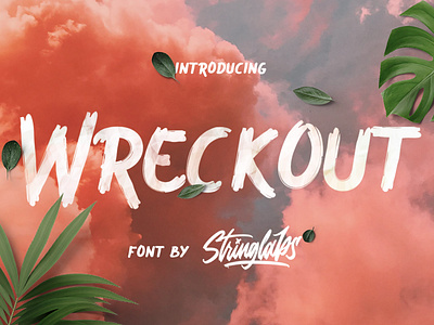 Wreckout - Decorative Brush Font