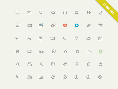 Icon Set icon icons set vectorial