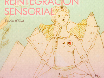 Reintegración Poster flyer illustration pink poster soft