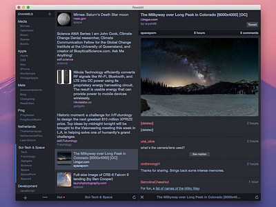 Reeddit: Dark Theme app dark reader reddit theme ui web app