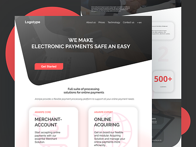 Online payments design ui
