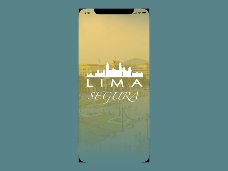 Lima Segura app sketch ux ui