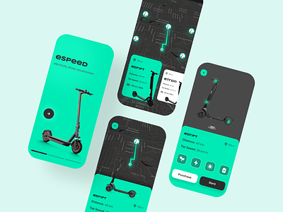 Electric Scooter - App Design