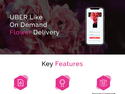 Uber Like On Demand Flower Delivery App and Website best flower delivery app bloom flower delivery bloom that flowers like app flower care app flower delivery san francisco flower solution modern bloom tutorial like app