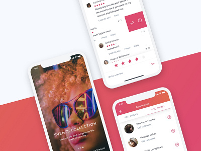 Event Mockup app concept design event app illustration mockup ui