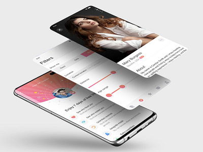 Dating application a dating app app concept design ui