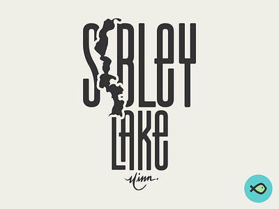 Sibley Lake for Lakes Supply Co branding cabin cabin life customtype fishing fishing t shirt lake lake life logo minnesota outdoor industry outdoors