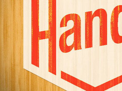 Handy Logo handy logo weathered wood