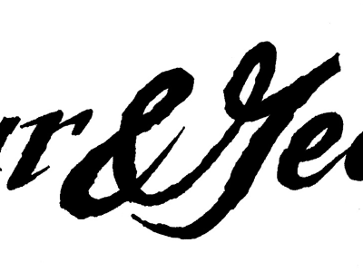 Wear & Gear Logo gear hand lettering logo script wear