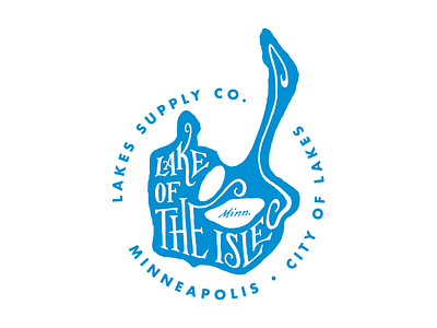 Lake of the Isles apparel fishing hand lettering handlettering illustration lake lake of the isles minneapolis minnesota outdoors shirt t shirt