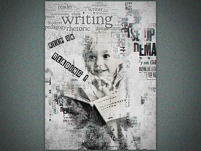 Keep on reading ! affiche compositing design digital art photomontage photoshop poster print psd typography