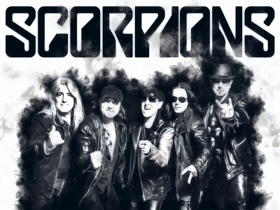 Scorpions affiche compositing design graphic design photomanipulation photomontage photoshop poster print psd