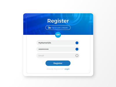 Signup/Registration Form - Daily UI 001