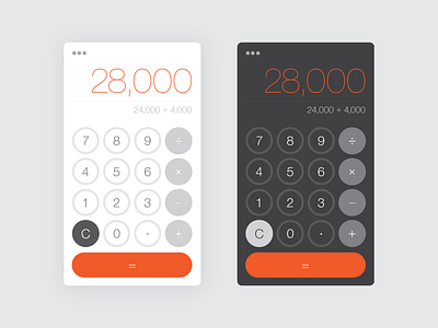 Calculator - Daily UI 004