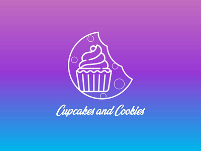 Bakery logo - Cupcakes and Cookies brand design branding logo logo design